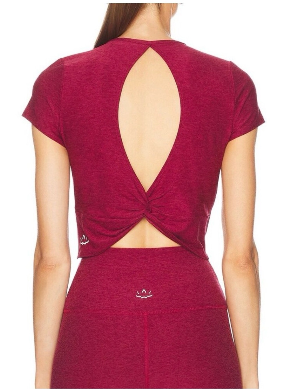 Beyond Yoga Classic Women's Short Sleeve Tee - Burgundy